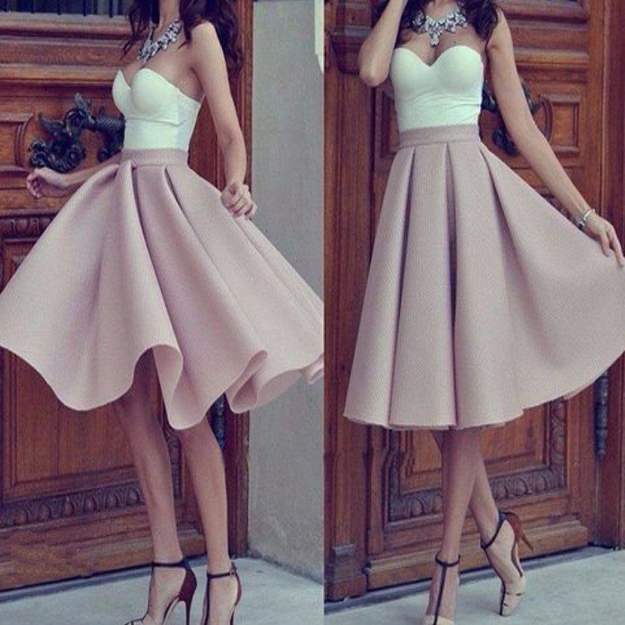 Draped Knee Length Dress